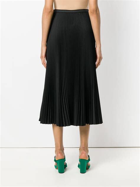 prada skirt diamond|prada pleated midi skirt.